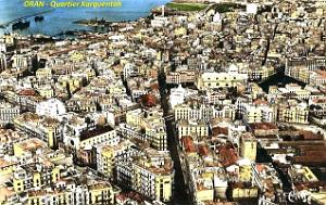 Oran - Quartier Karguentah - Vue aerienne